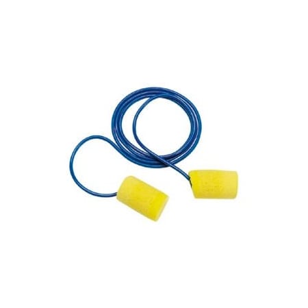 Ear 3M E-A-R Classic Metal Detectable Earplugs, Corded, 200 Pairs 311-4101